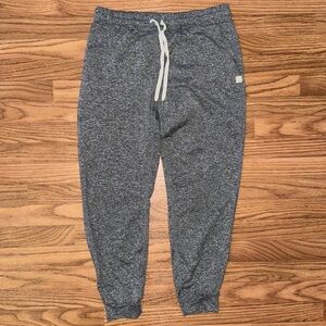 Vuori Performance Joggers No Size Tag Heathered Grey Small/Medium Fit Pant Comfy